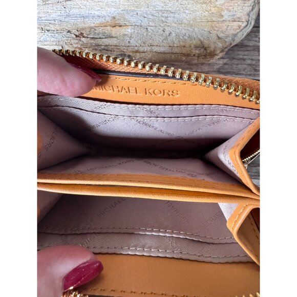 Michael Kors Medium ZA Card Case Wallet Cider - Picture 4 of 7